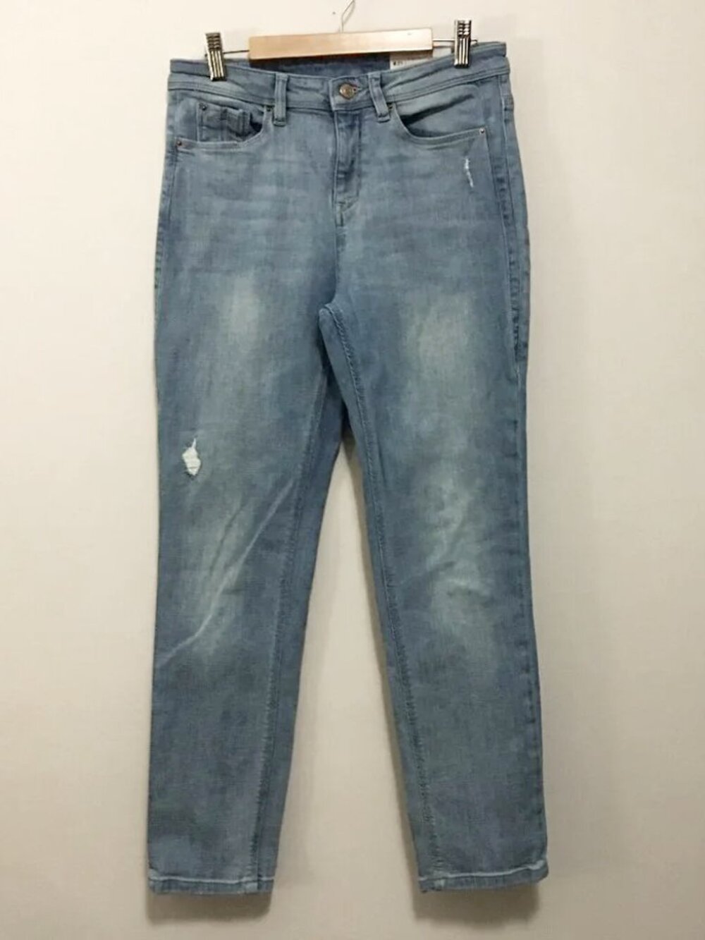 Esprit Slim Fit Jeans 29 8 Blue Distressed Denim 98% Quality Cotton